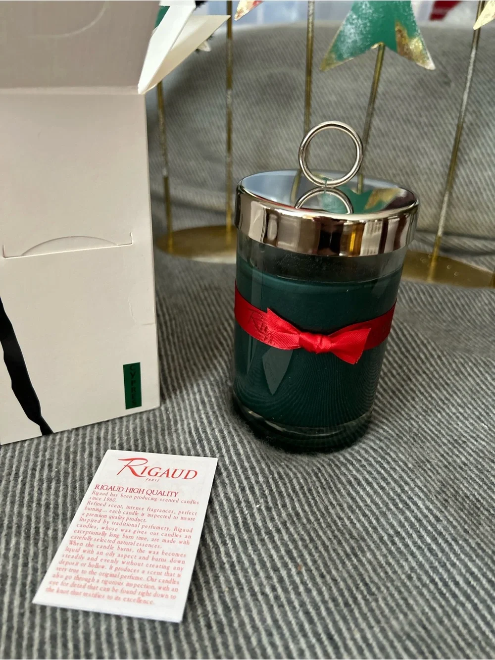 Rigaud Paris Large Cypress Scented Candle